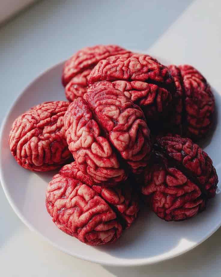 Entremet en forme de cerveau