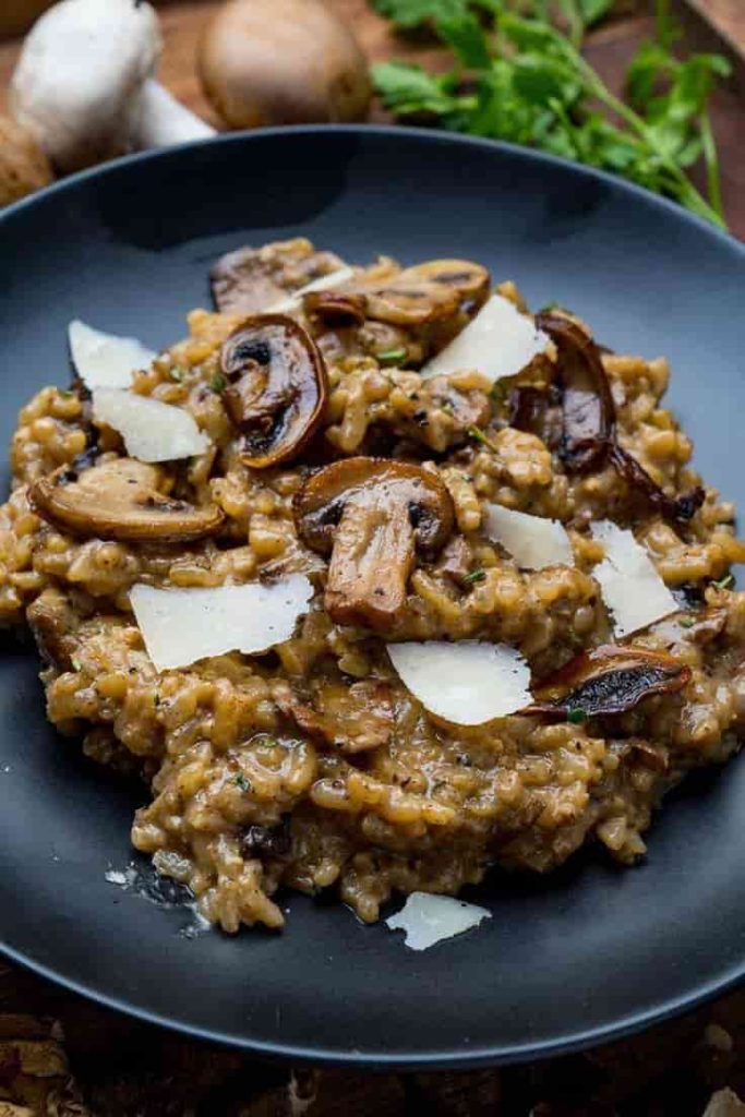 Risotto aux champignons
